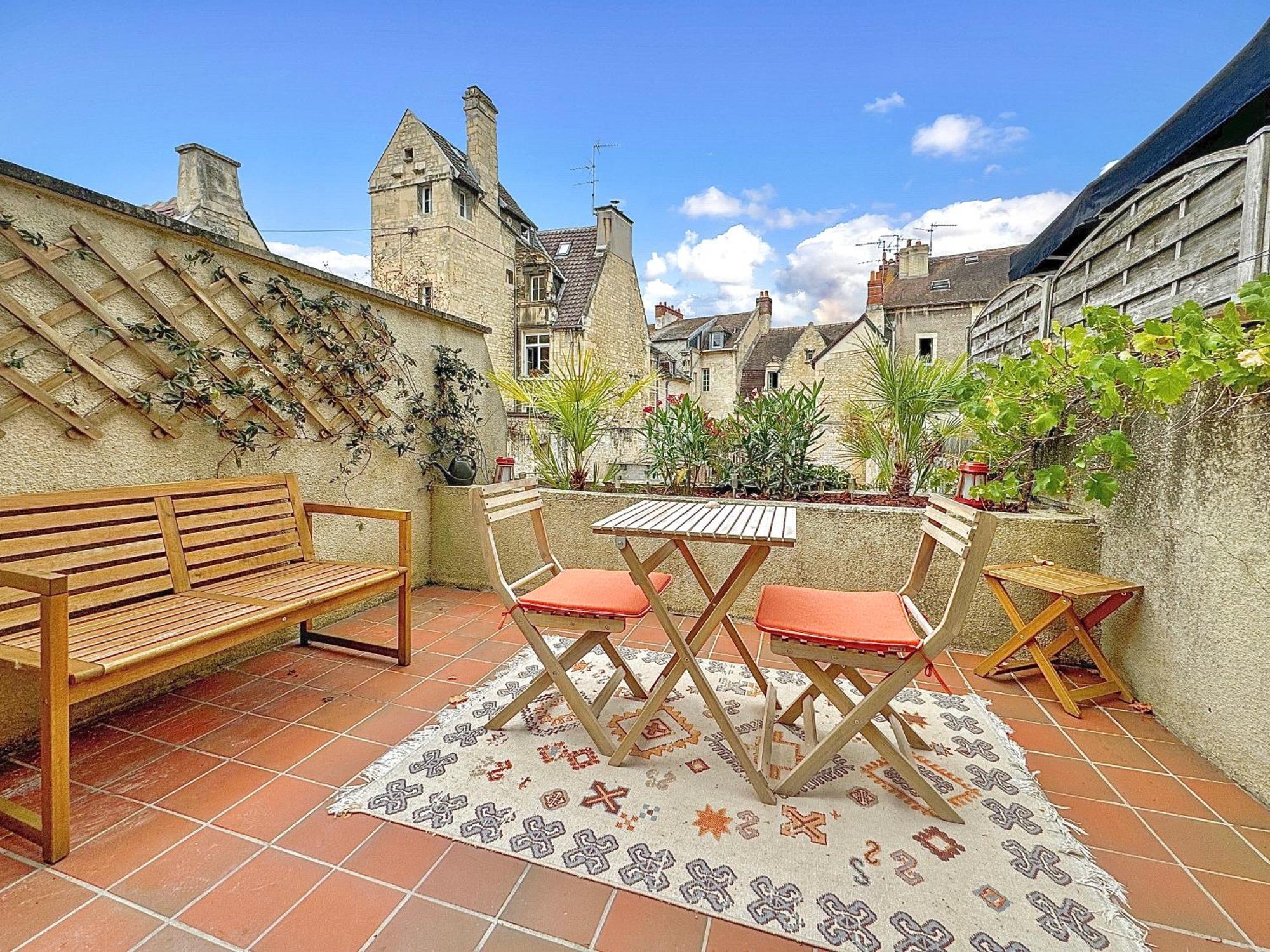 Apartament Studio Avec Terrasse - Centre Historique Caen Zewnętrze zdjęcie